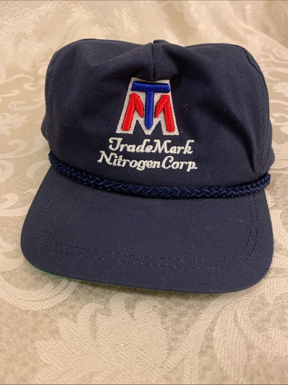 Kati  Headwear Navy Cap with Blue  and Red Logo